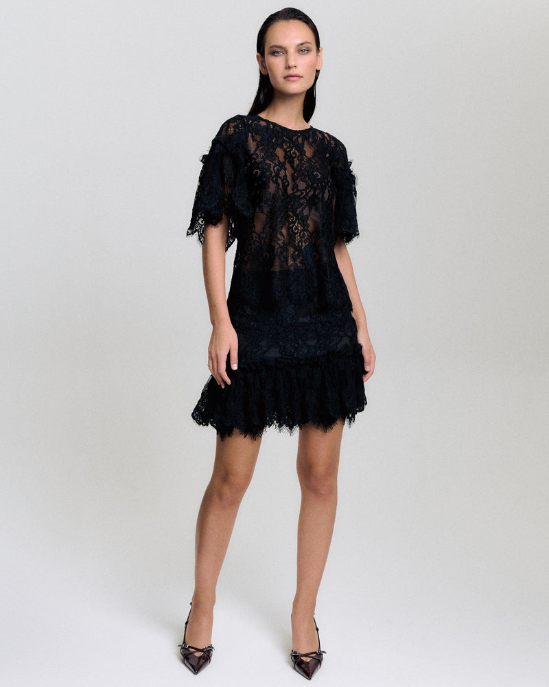 Maggie Lace Top Black