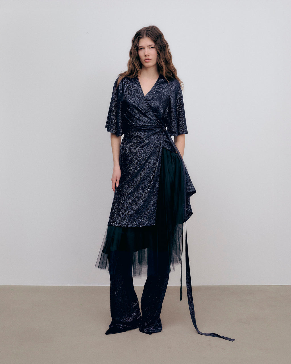 Palmer Dress Midnight Shimmer