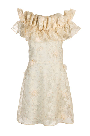 Arielle Dress Cream Floral