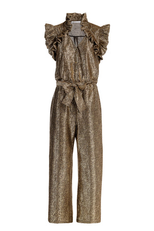 Rue Jumpsuit Gold Dark Brown